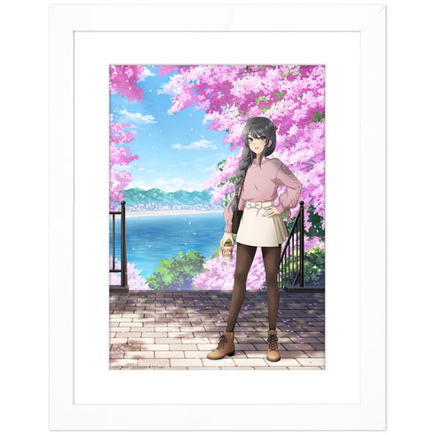 『青春ブタ野郎はランドセルガールの夢を見ない』描き下ろしキャラファイングラフ(桜島麻衣/桜) A4